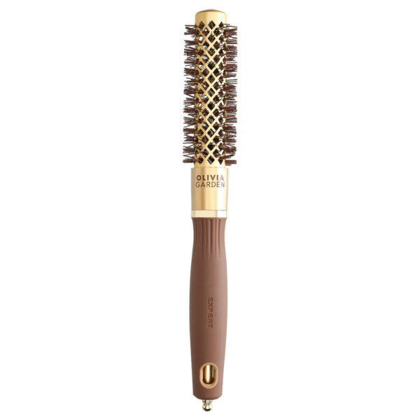 Olivia Garden Expert Blowout Shine Gold & Brown četka za feniranje 20mm