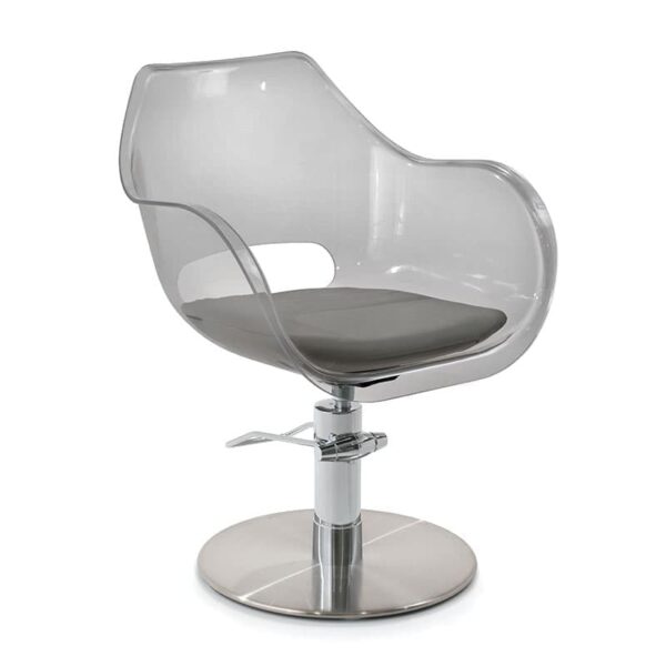 Frizerska stolica Maletti PLEXI FUMÈ