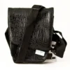 Torbica za frizera za škare Trio Matt Black Croco