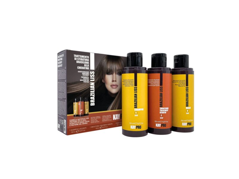 KayPro Brazilian liss set za ravnanje kose 3 x 500ml
