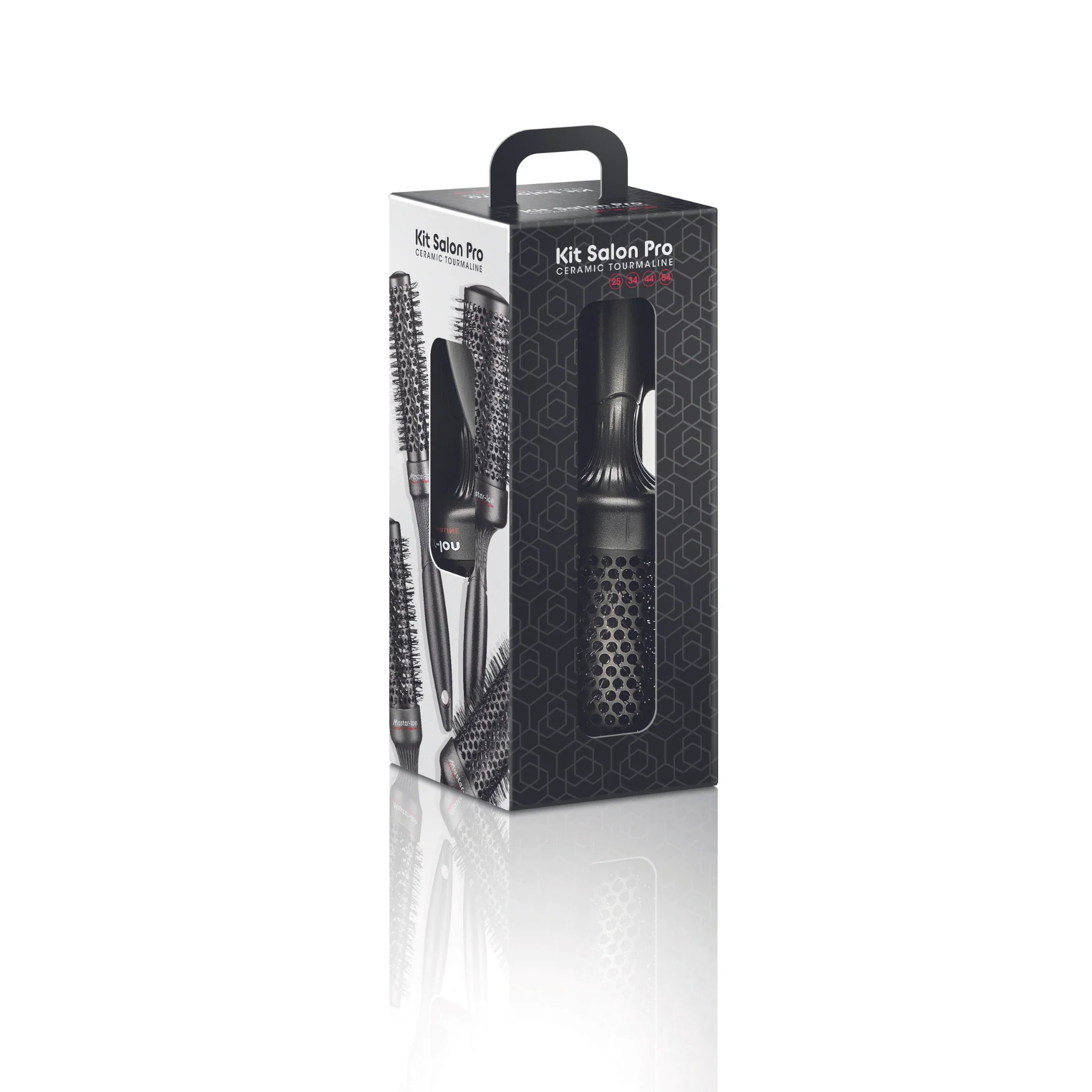 Xanitalia Kit Salon Pro Ceramic Tourmaline – Set termičkih četki za kosu (4 komada)