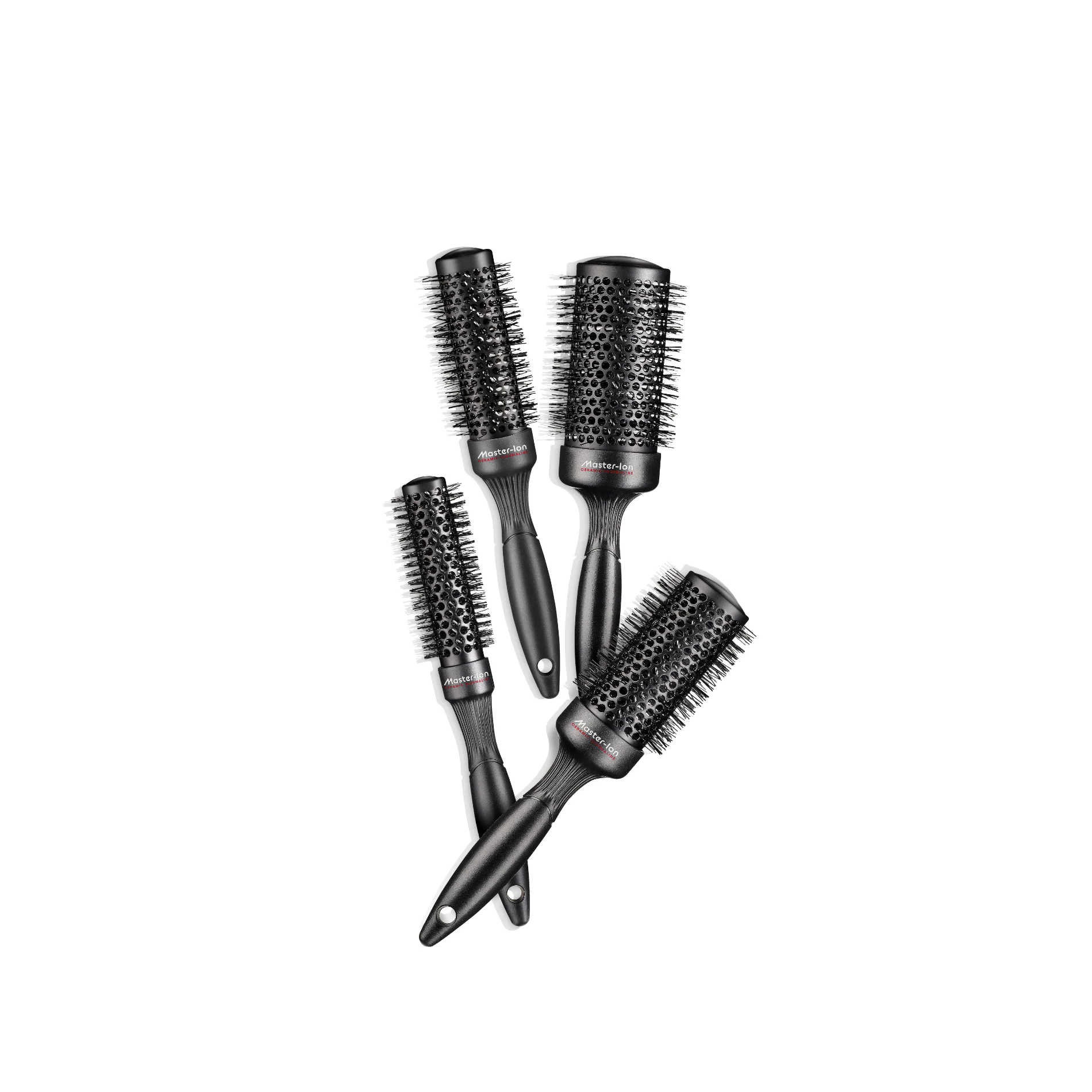 Xanitalia Kit Salon Pro Ceramic Tourmaline – Set termičkih četki za kosu (4 komada) - Slika 2